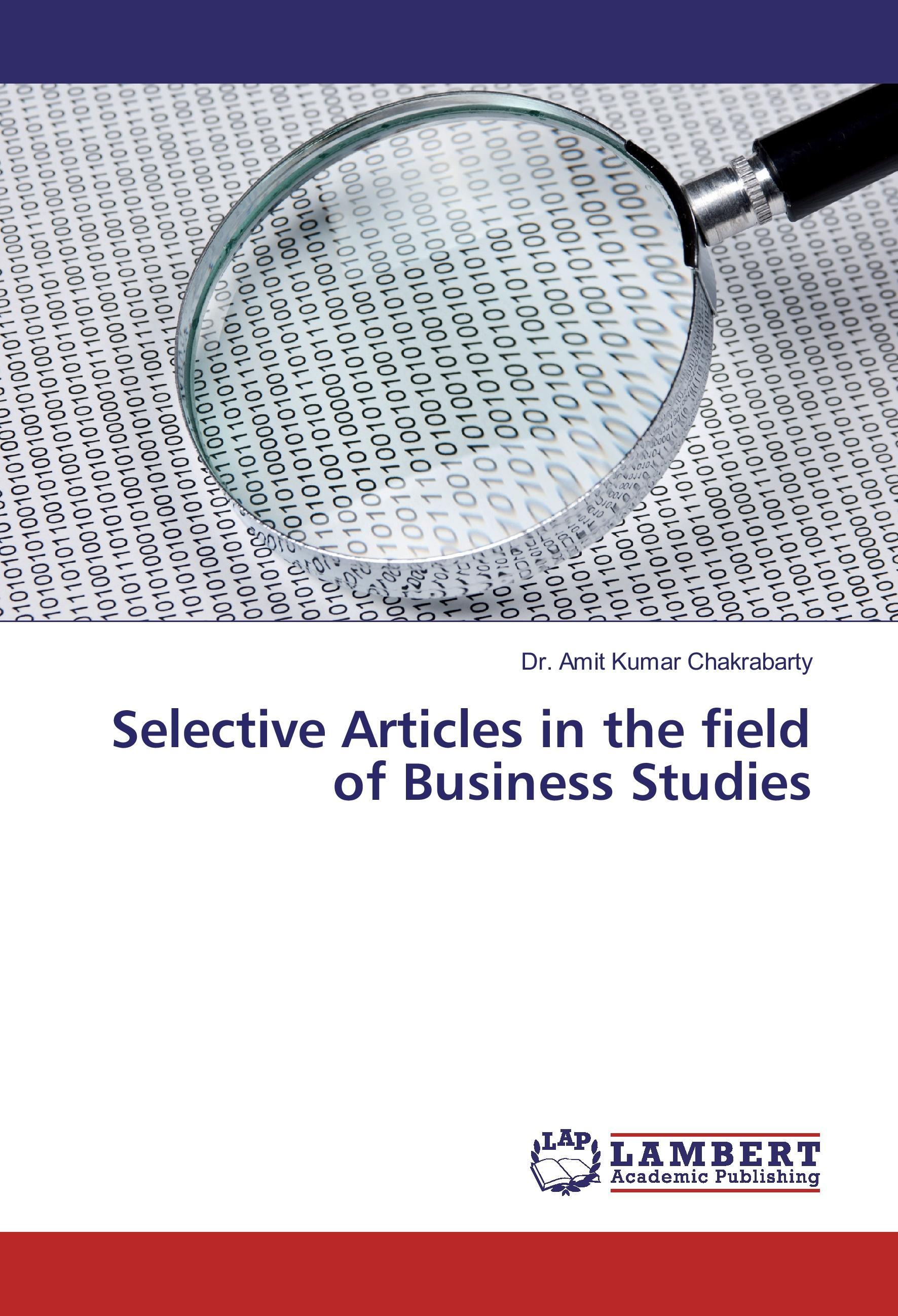 Selective Articles in the field of Business Studies