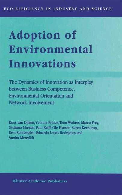 Adoption of Environmental Innovations