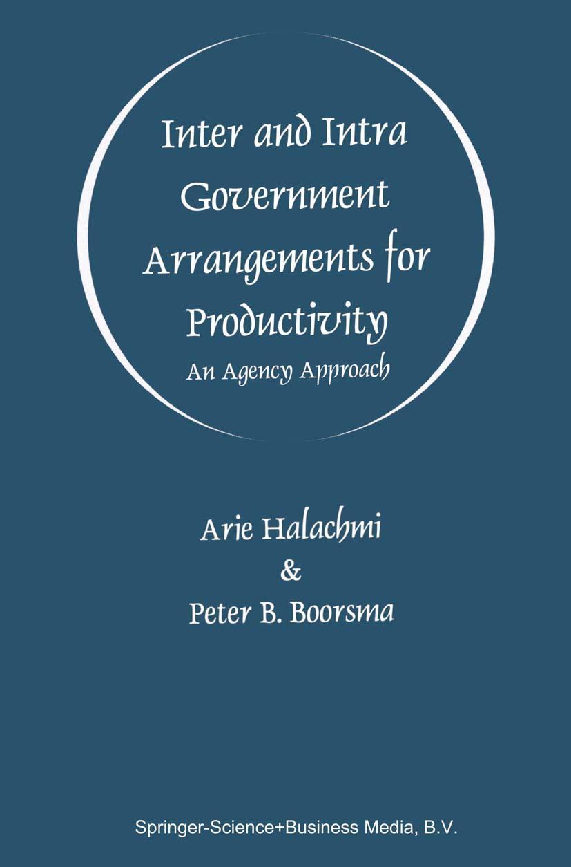 Inter and Intra Government Arrangements for Productivity