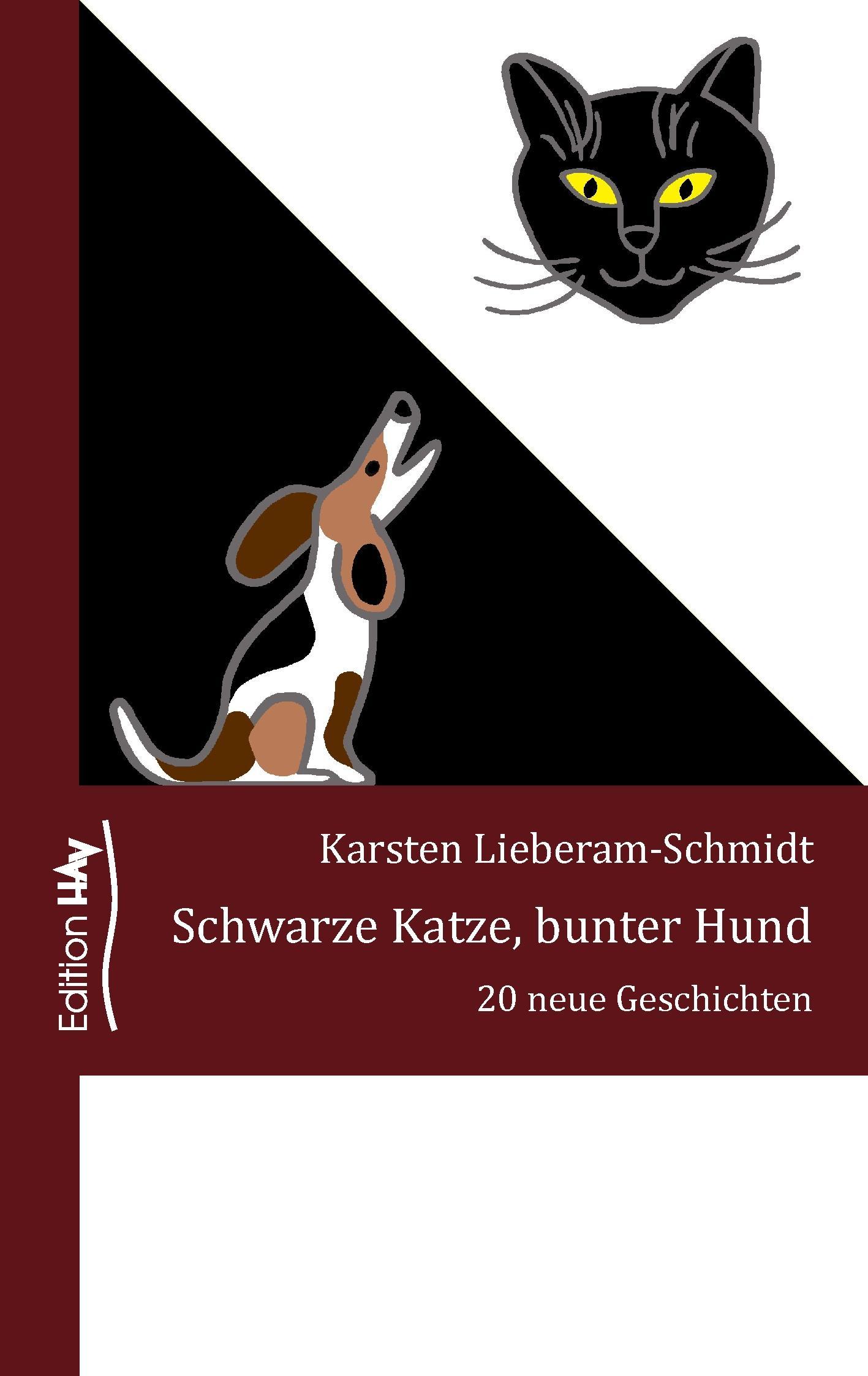 Schwarze Katze, bunter Hund