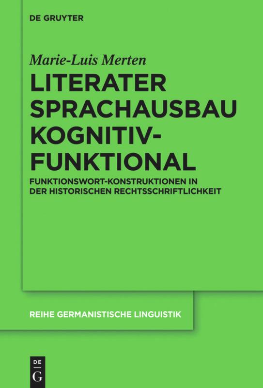 Literater Sprachausbau kognitiv-funktional