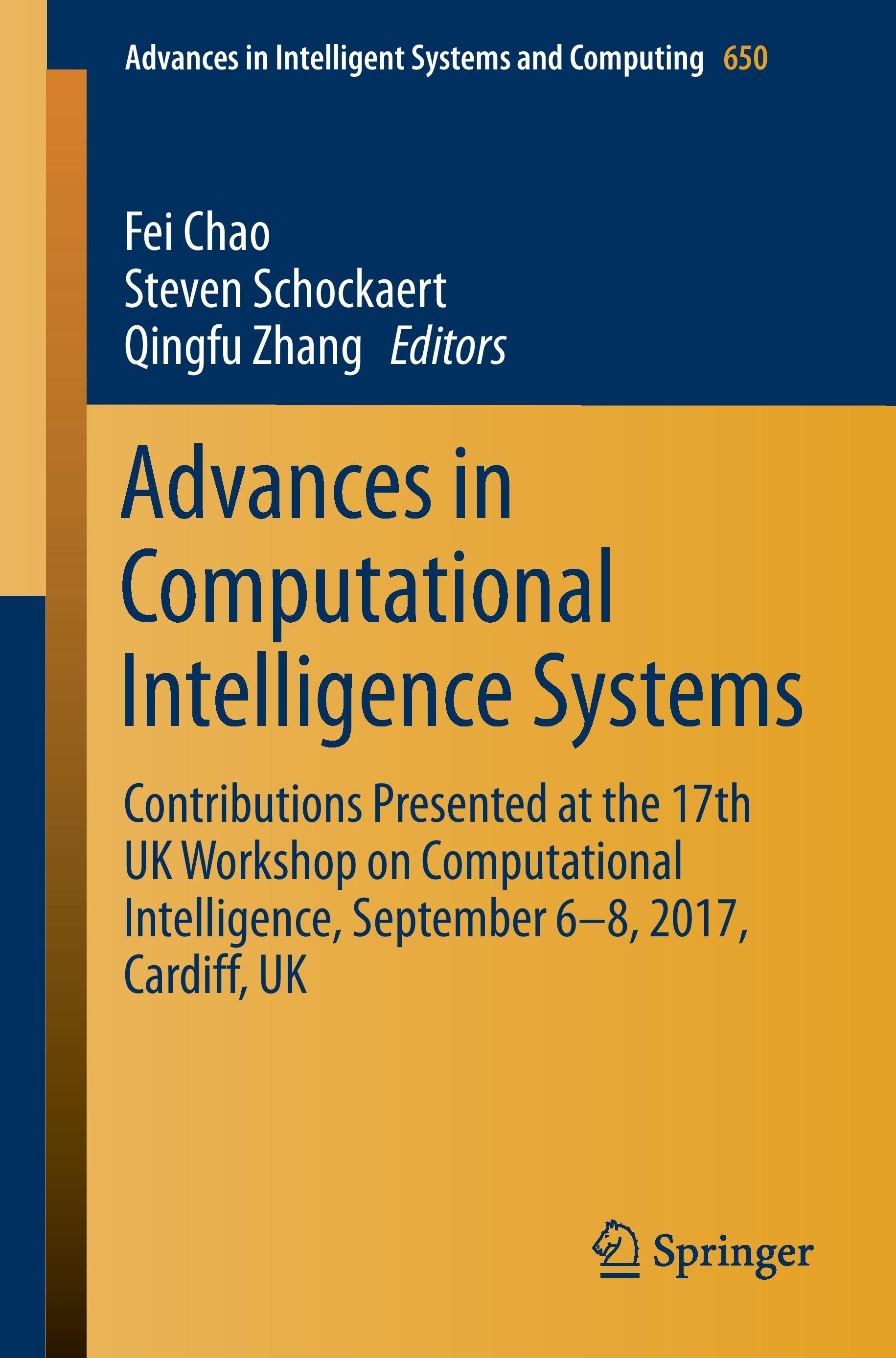 Advances in Computational Intelligence Systems