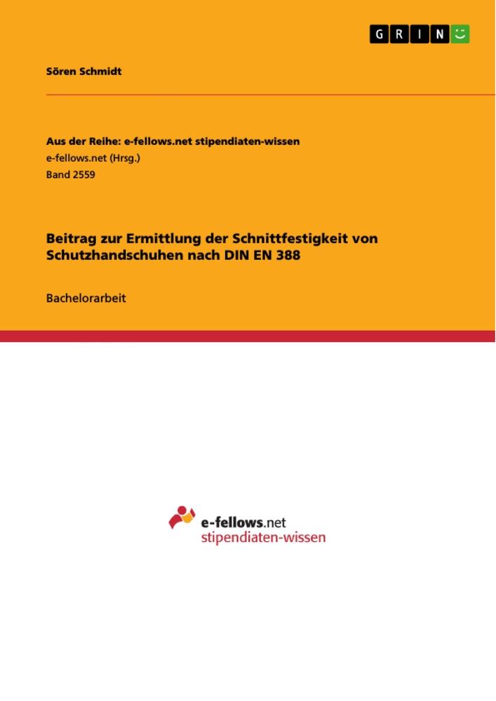 Beitrag zur Ermittlung der Schnittfestigkeit von Schutzhandschuhen nach DIN EN 388