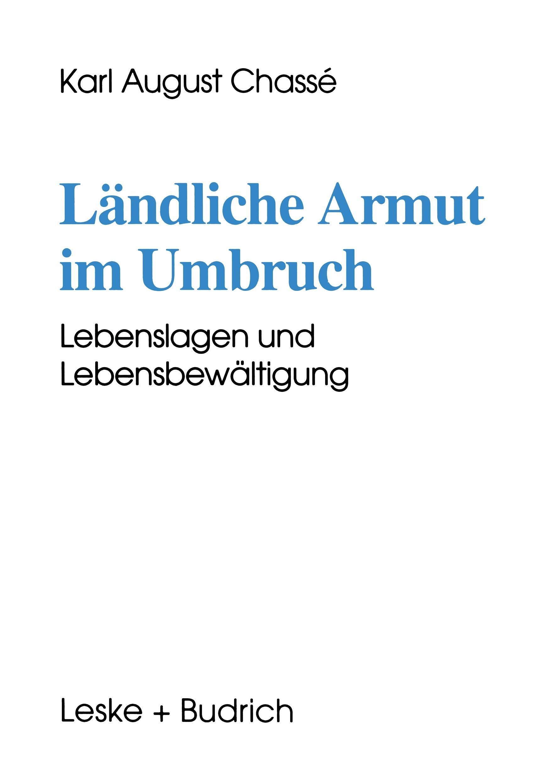 Ländliche Armut im Umbruch