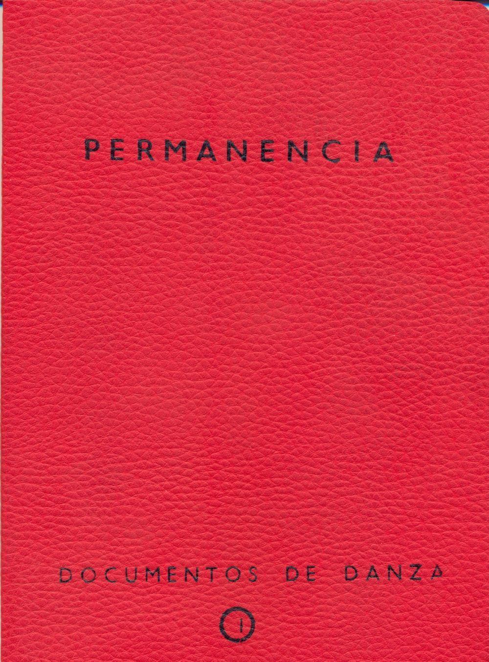 Permanencia. Cuaderno de danza