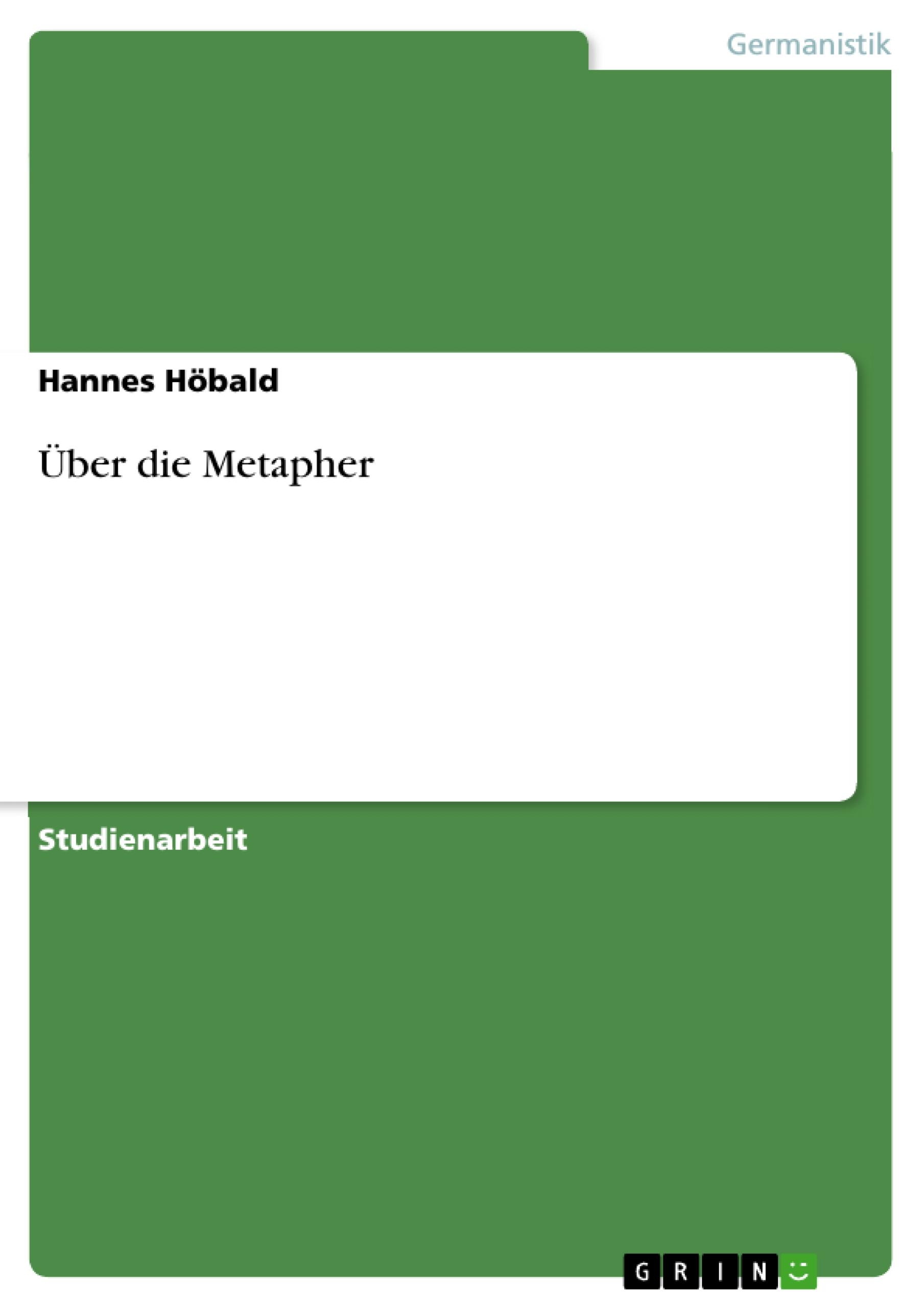 Über die Metapher