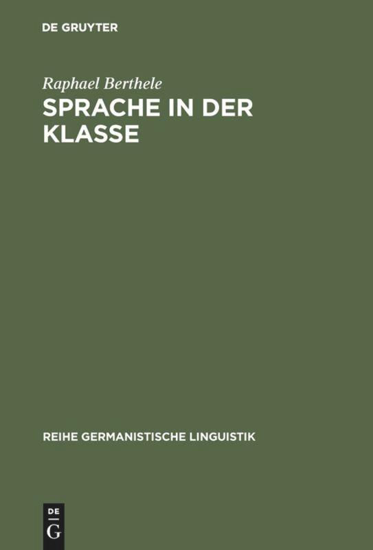 Sprache in der Klasse