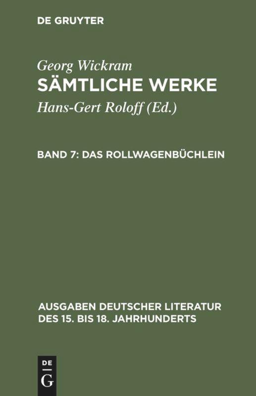 Das Rollwagenbüchlein