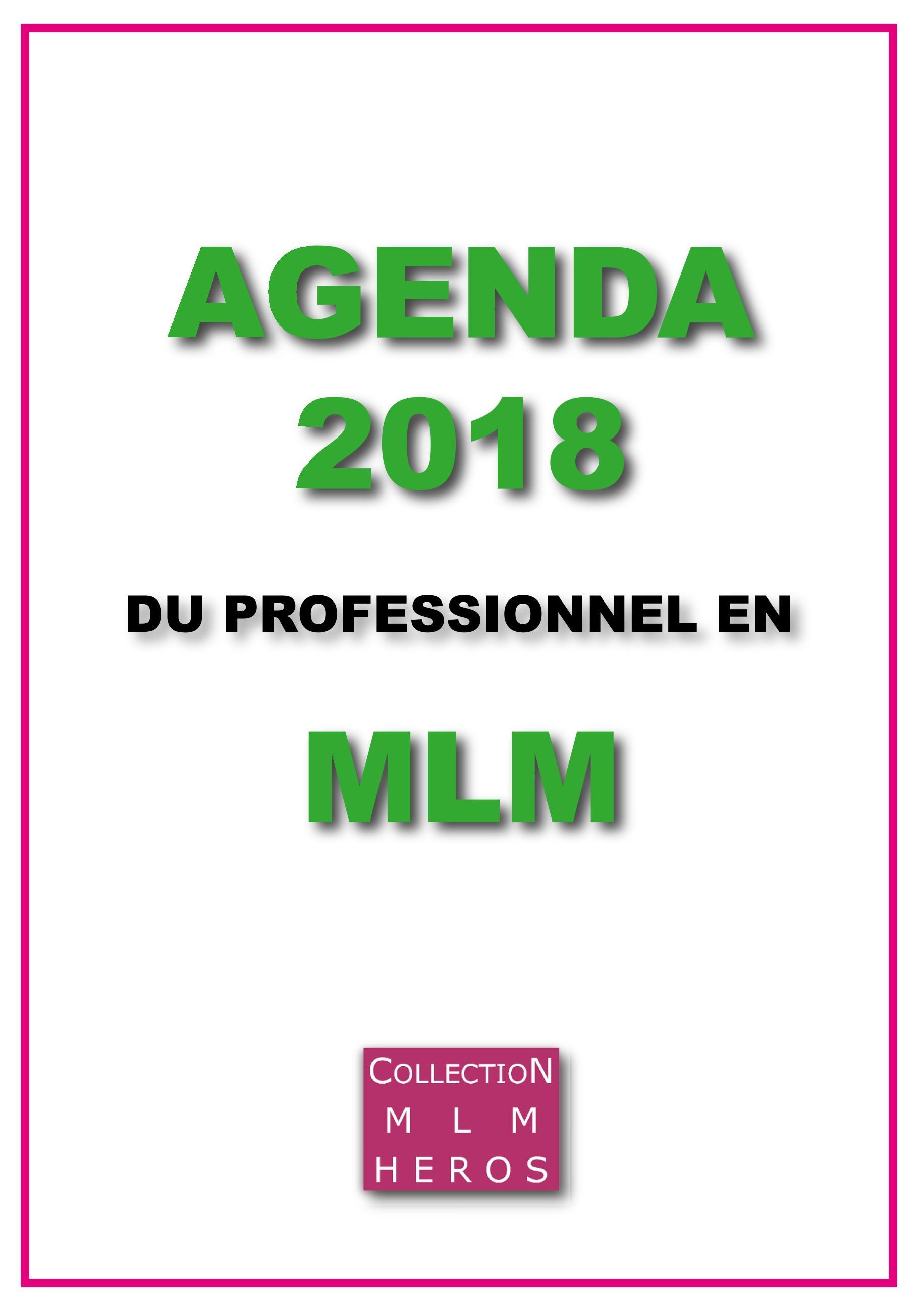 Agenda 2018 du Professionnel en MLM