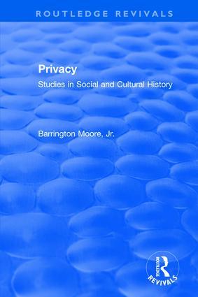 Privacy: Studies in Social and Cultural History