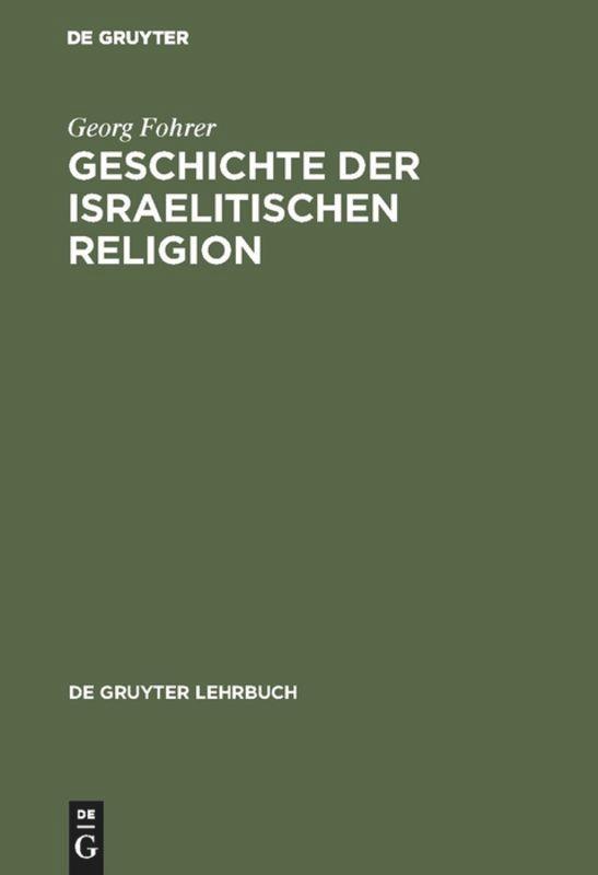 Geschichte der israelitischen Religion