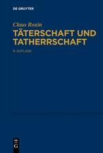 Täterschaft und Tatherrschaft