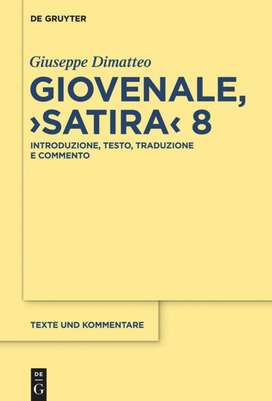 Giovenale, "Satira" 8