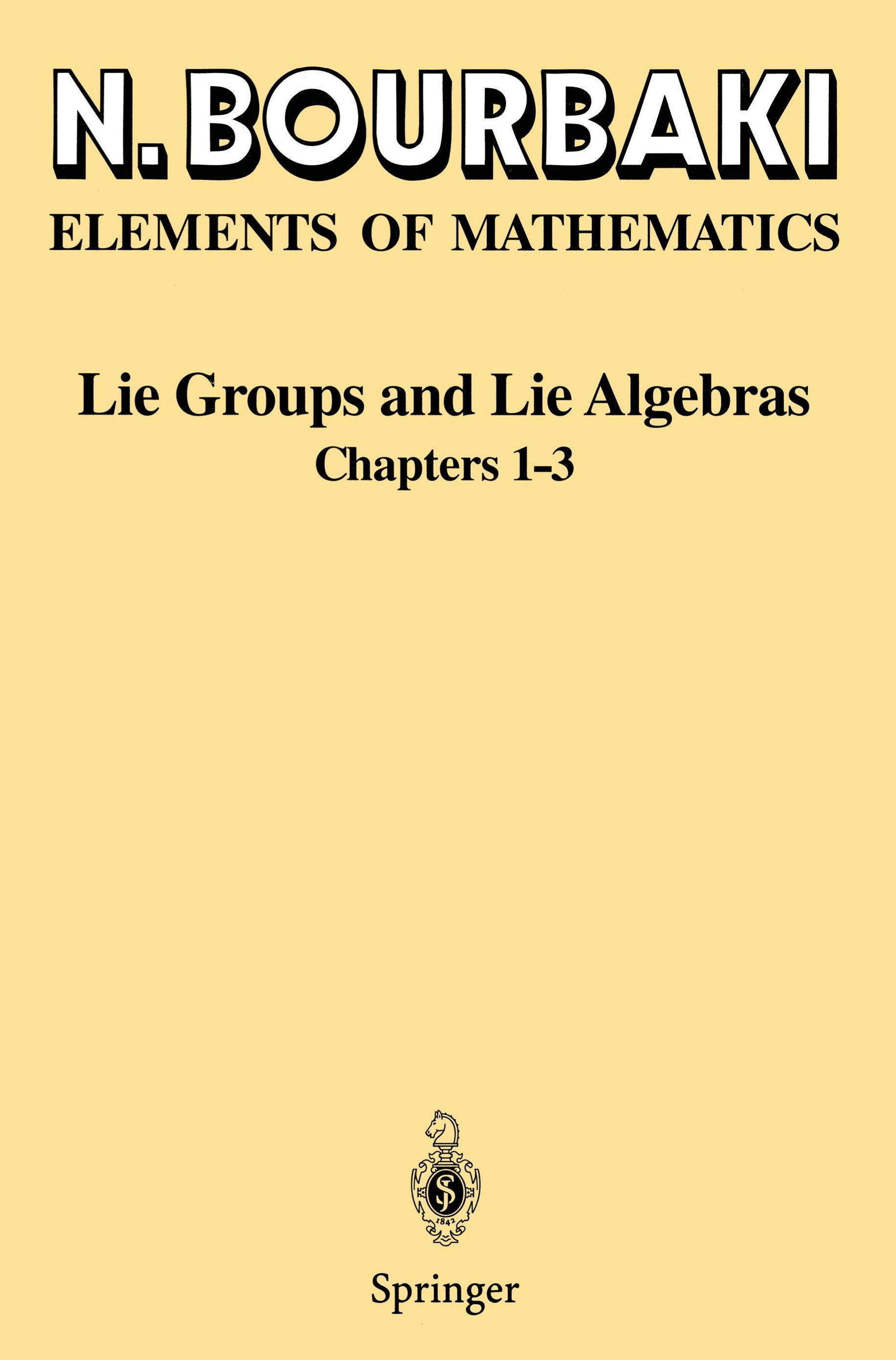 Lie Groups and Lie Algebras