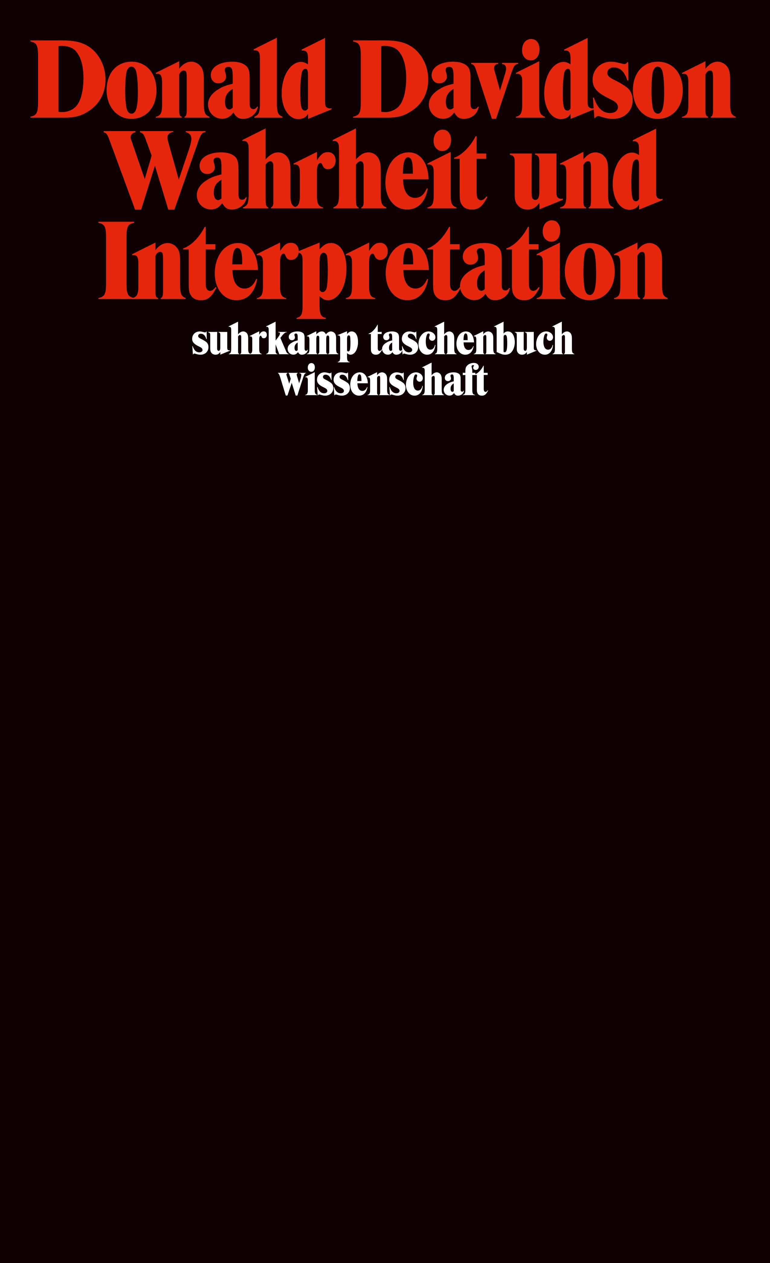 Wahrheit und Interpretation