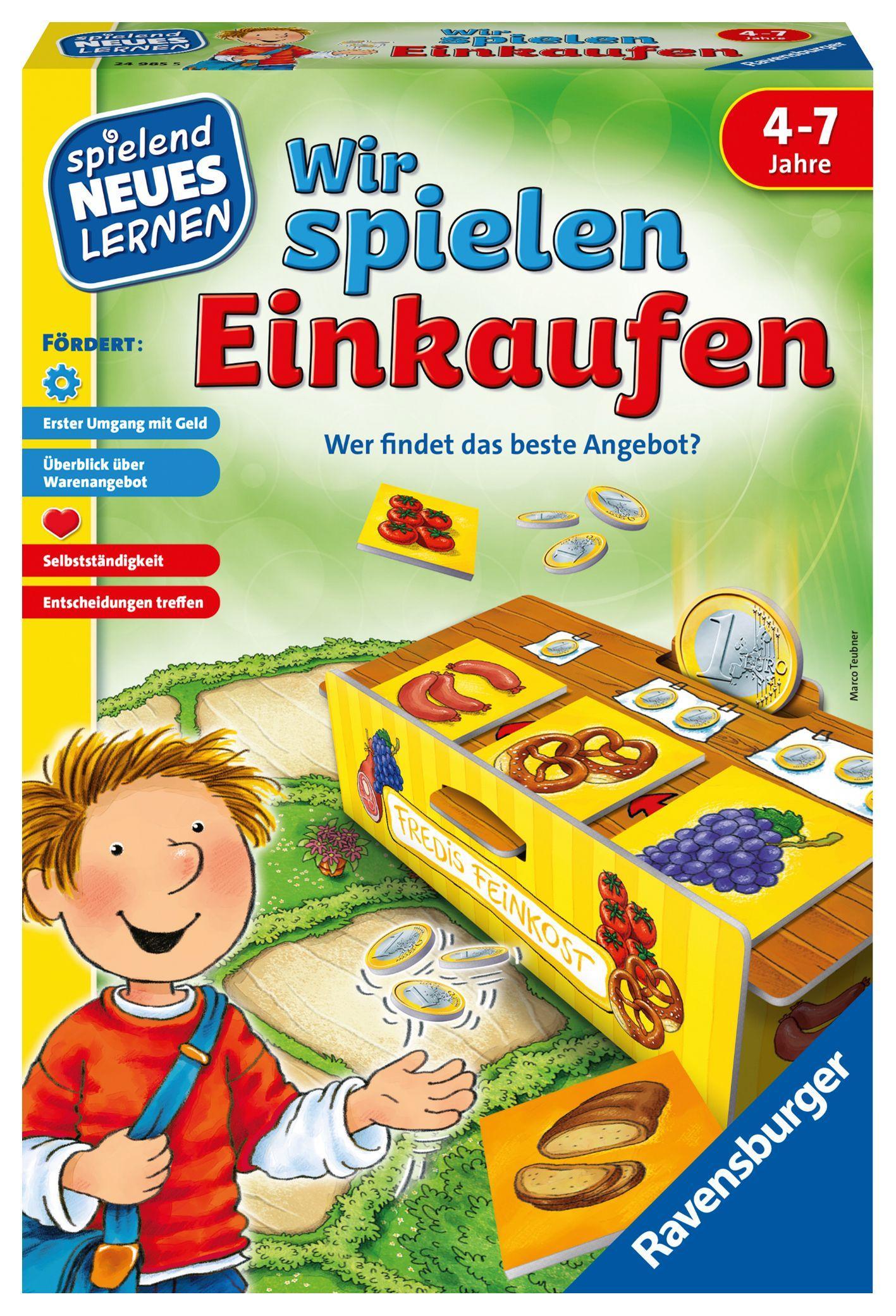 Wir spielen Einkaufen