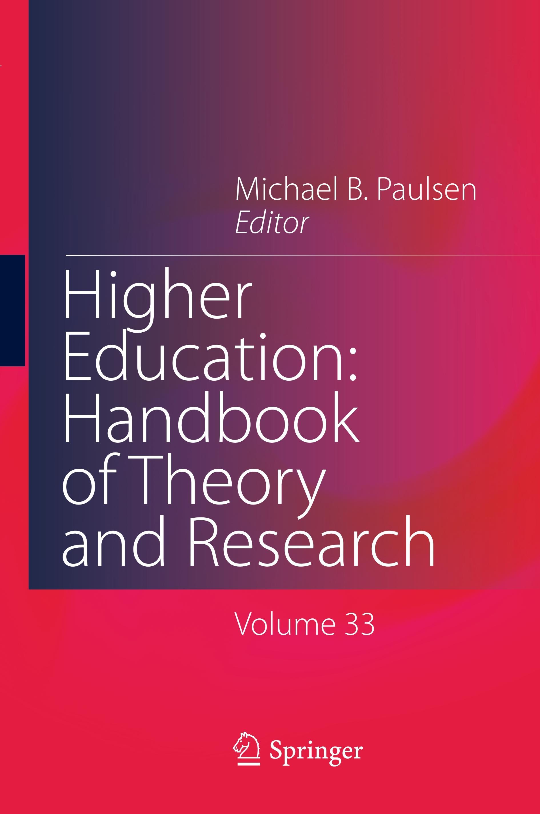 Higher Education: Handbook of Theory and Research