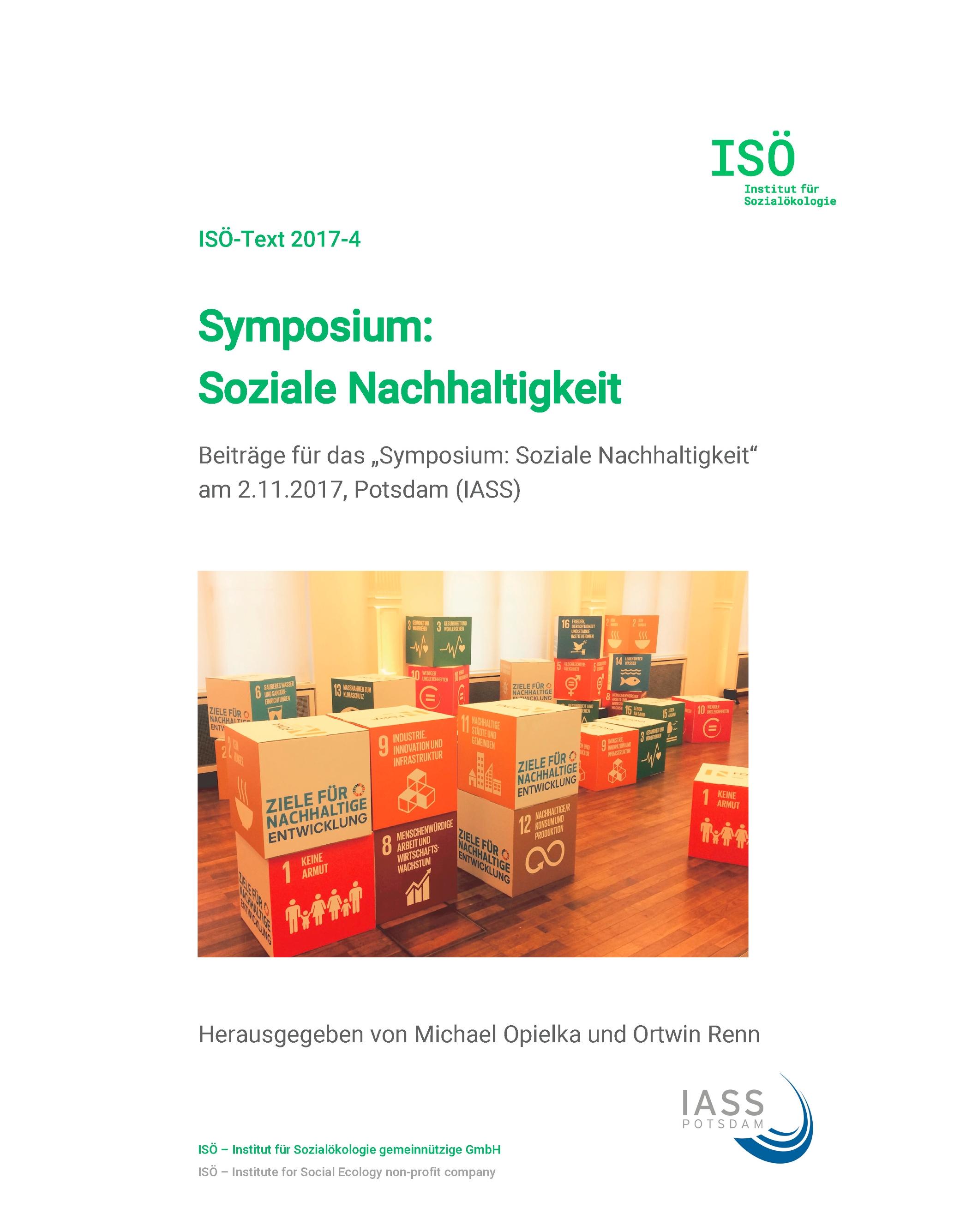 Symposium: Soziale Nachhaltigkeit