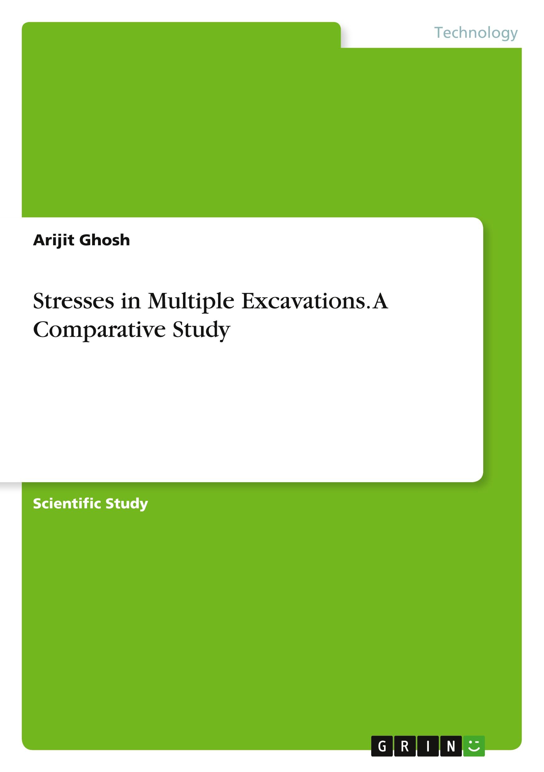 Stresses in Multiple Excavations. A Comparative Study