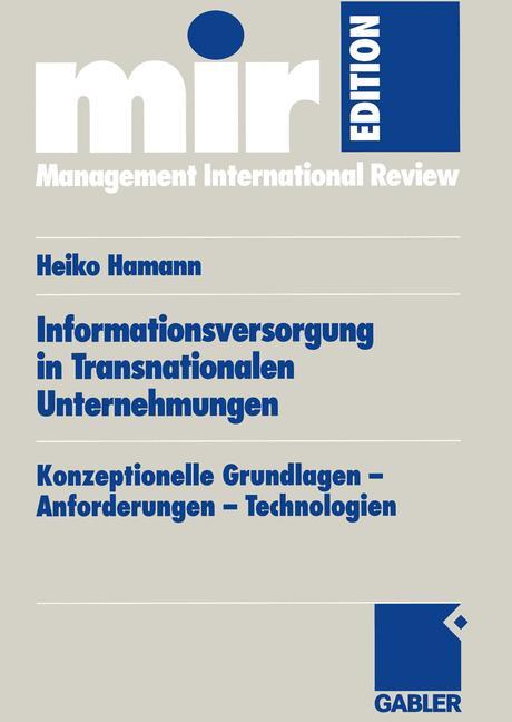 Informationsversorgung in Transnationalen Unternehmungen