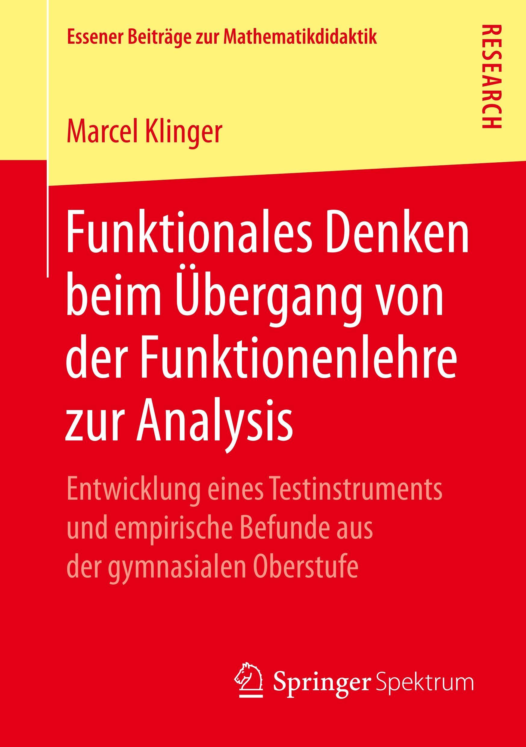 Funktionales Denken beim Übergang von der Funktionenlehre zur Analysis