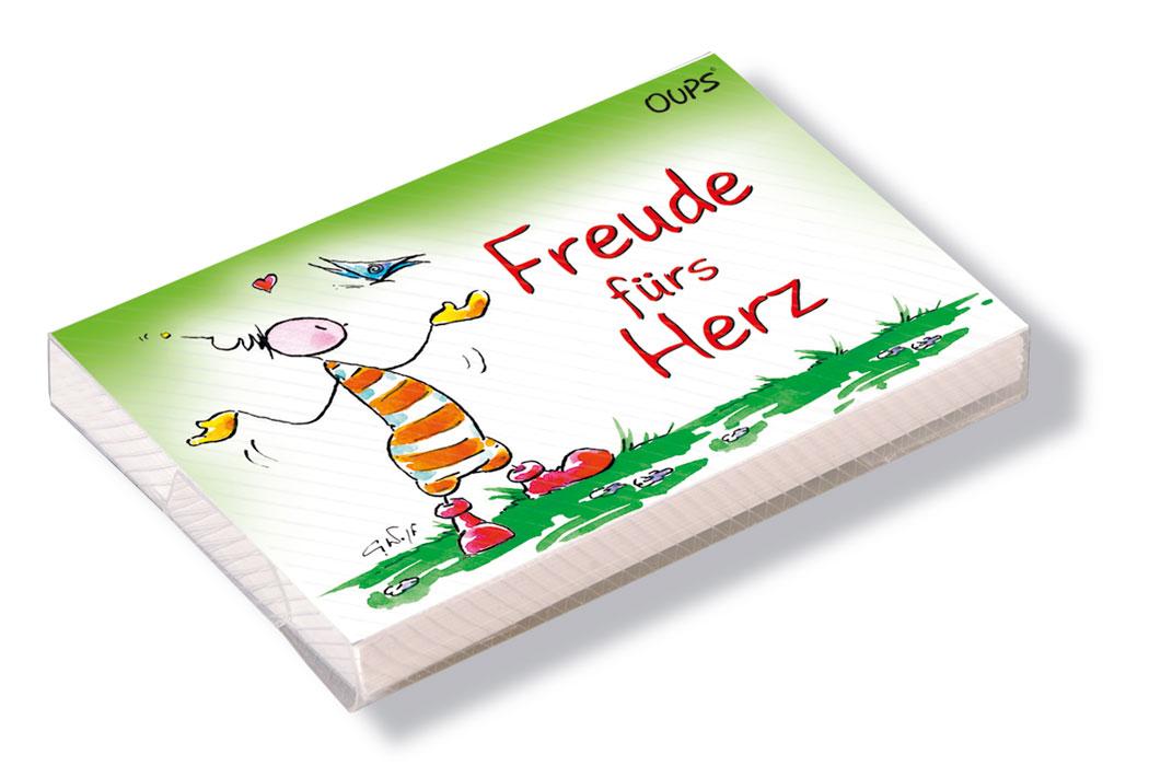 Oups Kärtchenbox - Freude für's Herz