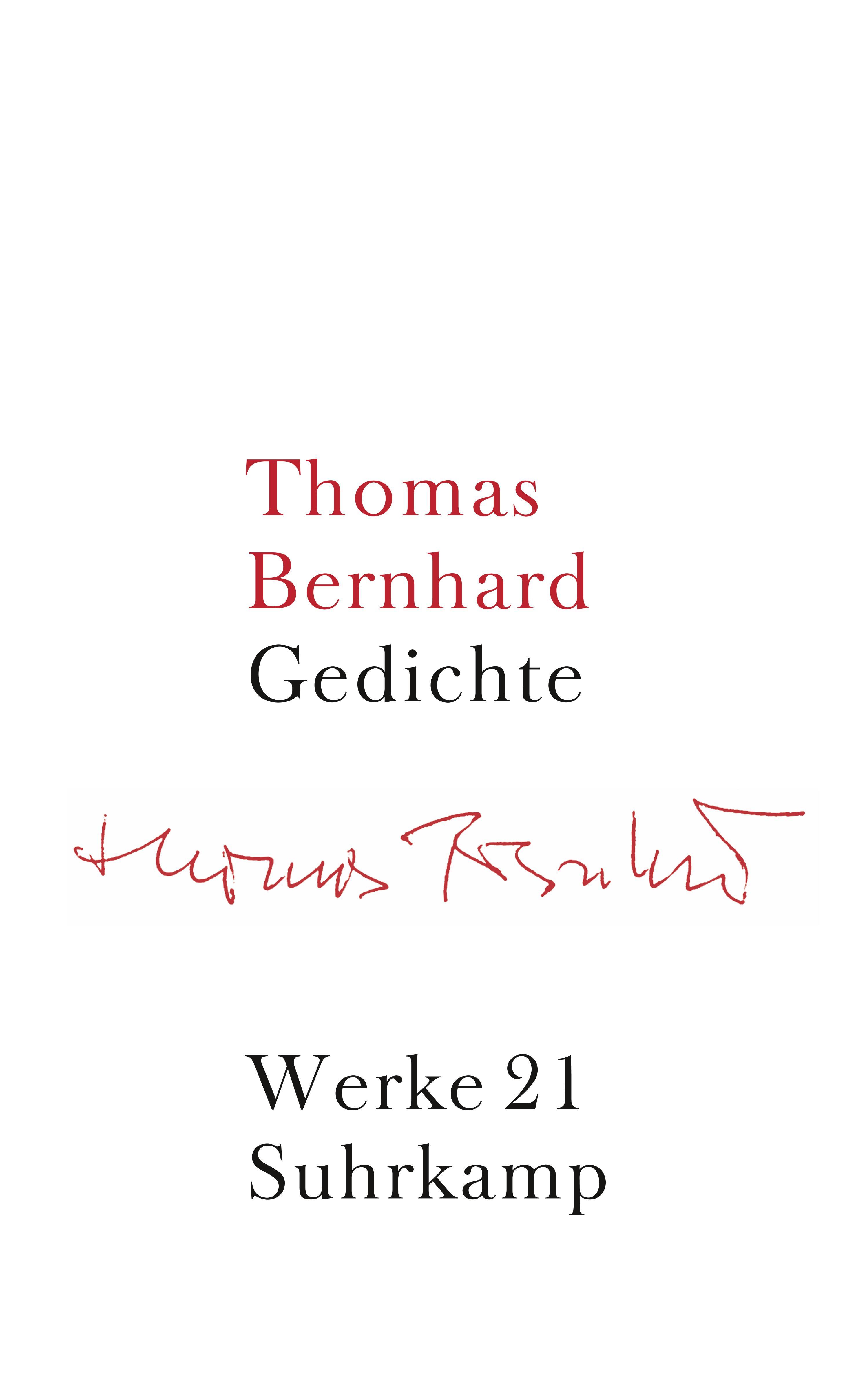 Werke 21. Gedichte