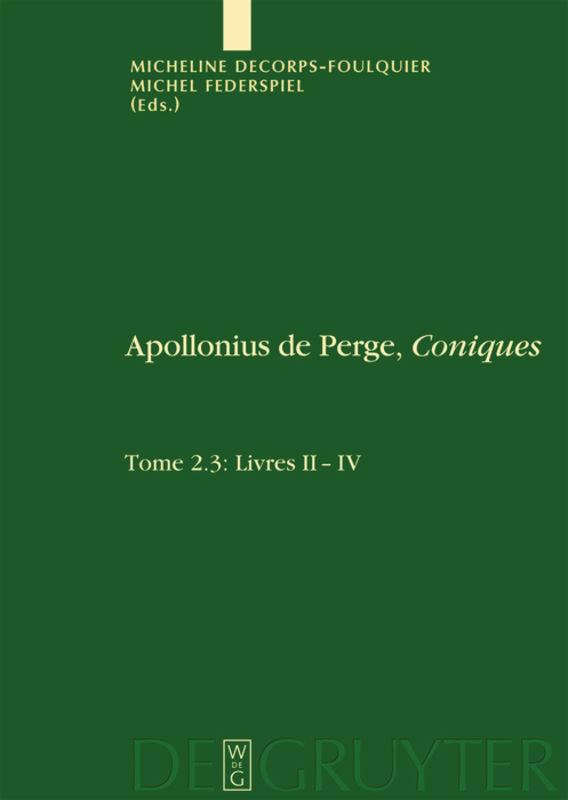 Livres II-IV. Édition et traduction du texte grec