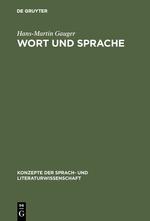 Wort und Sprache