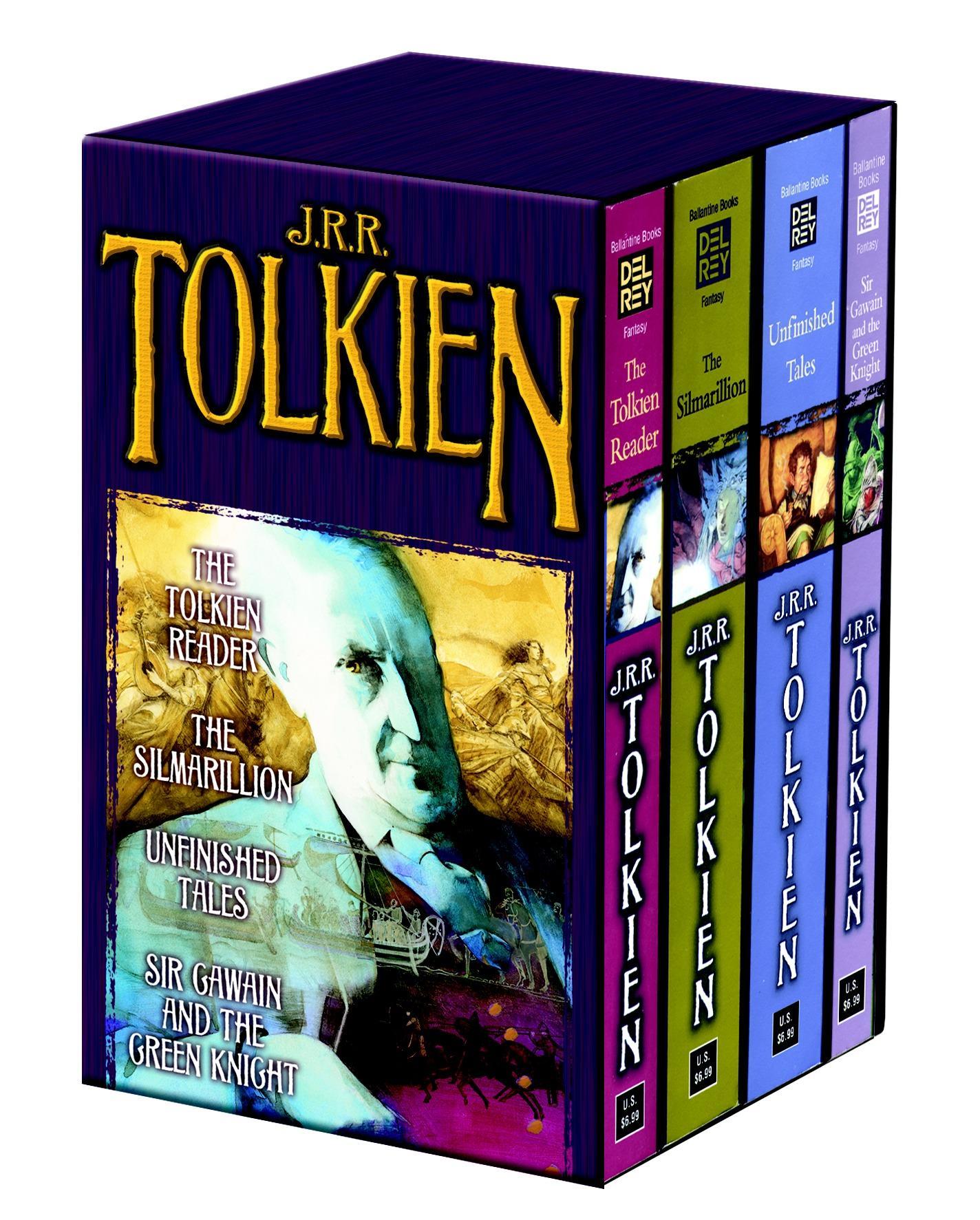 Tolkien Fantasy Tales Box Set (the Tolkien Reader, the Silmarillion, Unfinished Tales, Sir Gawain and the Green Knight)