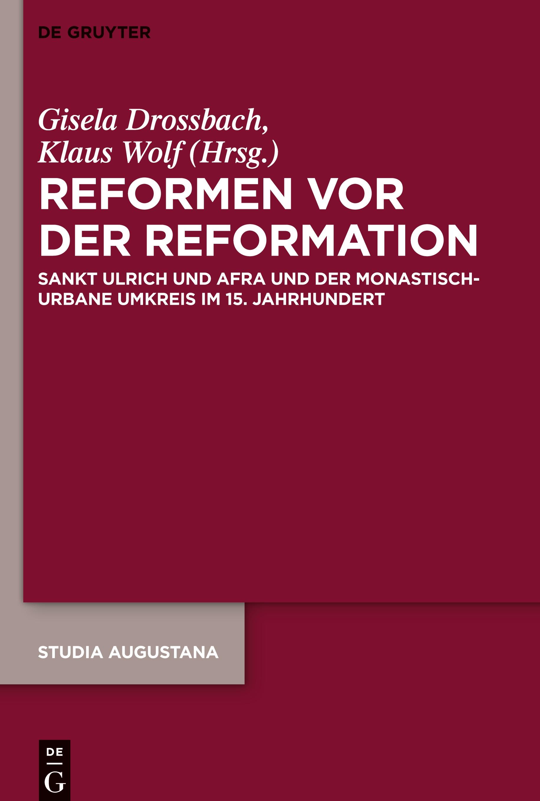 Reformen vor der Reformation