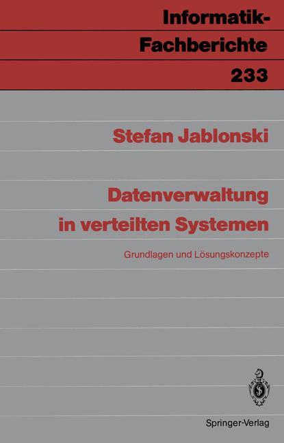 Datenverwaltung in verteilten Systemen