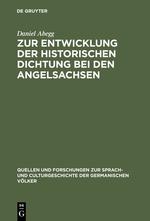 Zur Entwicklung der historischen Dichtung bei den Angelsachsen