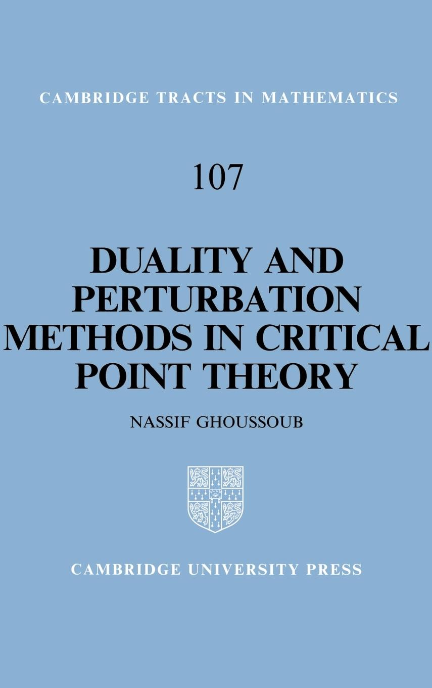 Duality and Perturbation Methods in Critical Point Theory