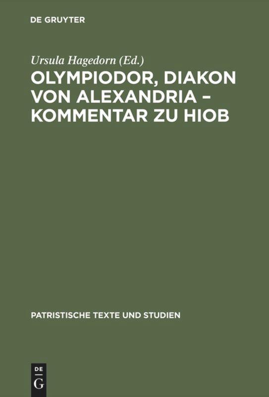 Olympiodor, Diakon von Alexandria ¿ Kommentar zu Hiob