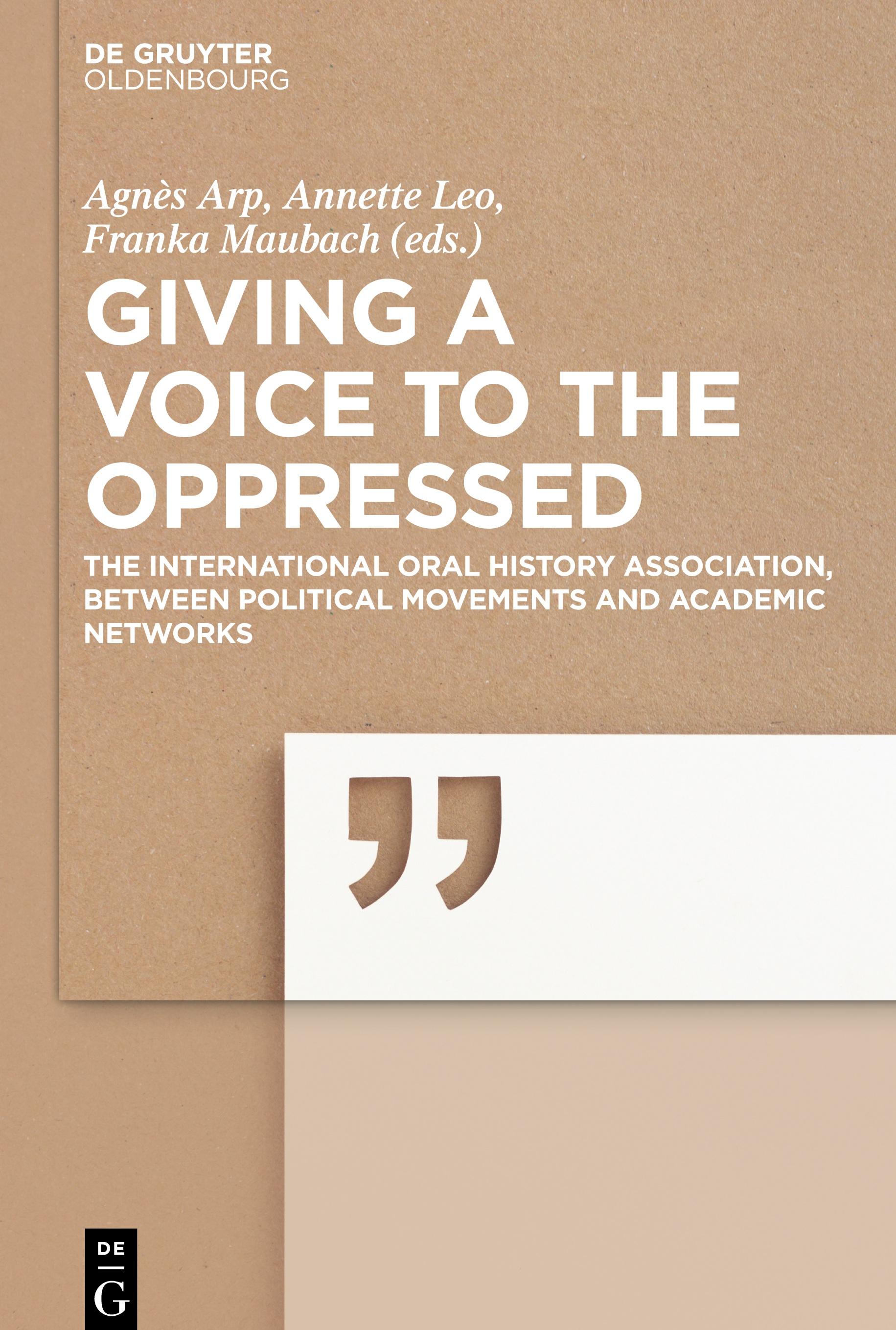 Giving a voice to the Oppressed?