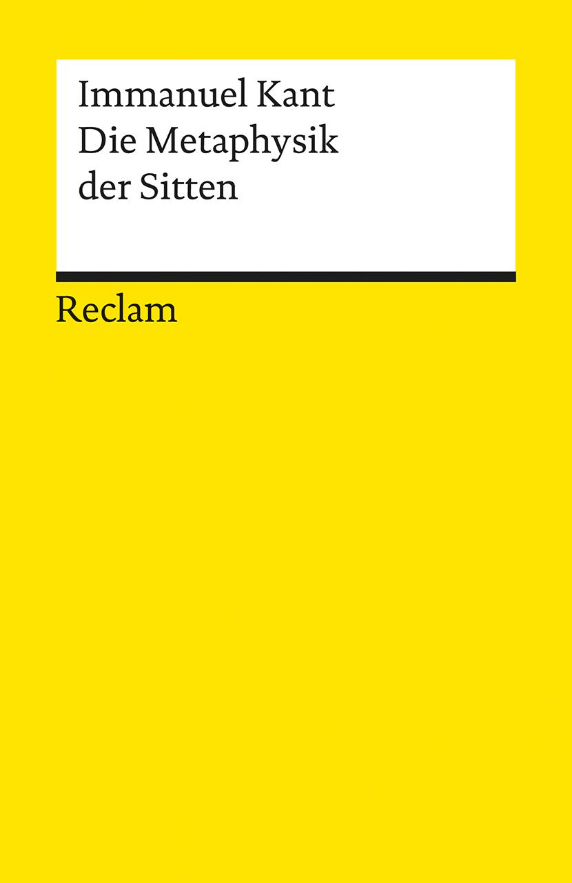 Die Metaphysik der Sitten