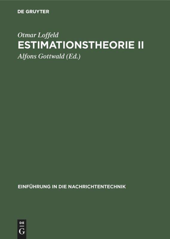 Estimationstheorie II