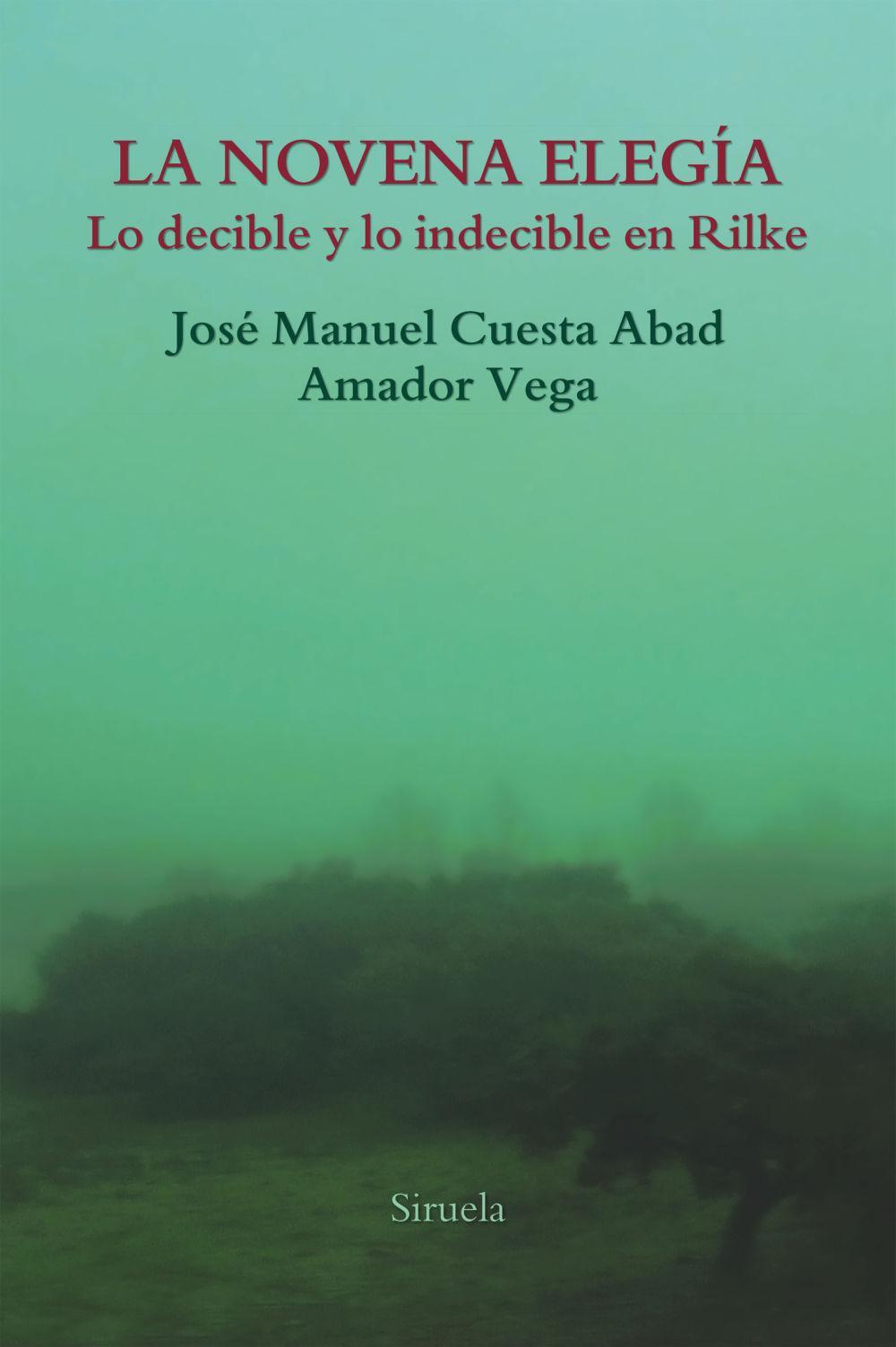 La novena elegía : lo decible y lo indecible en Rilke