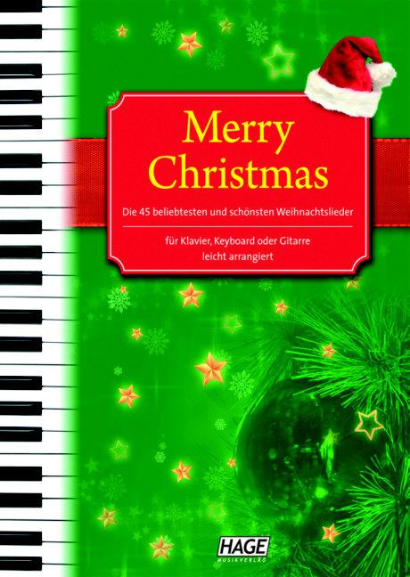 Merry Christmas für Klavier, Keyboard oder Gitarre