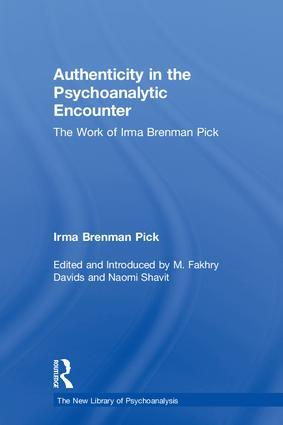 Authenticity in the Psychoanalytic Encounter