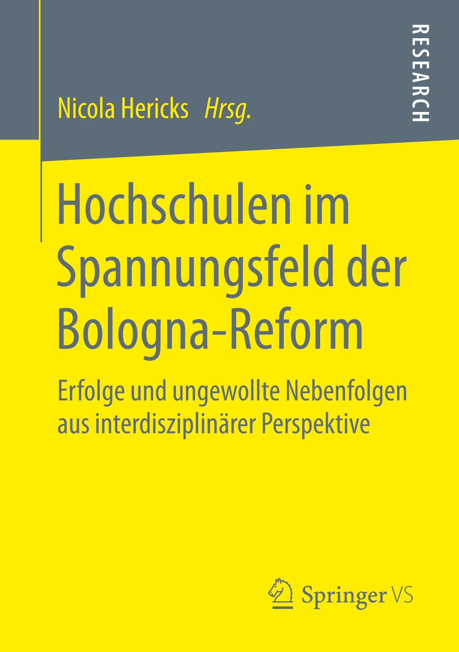 Hochschulen im Spannungsfeld der Bologna-Reform