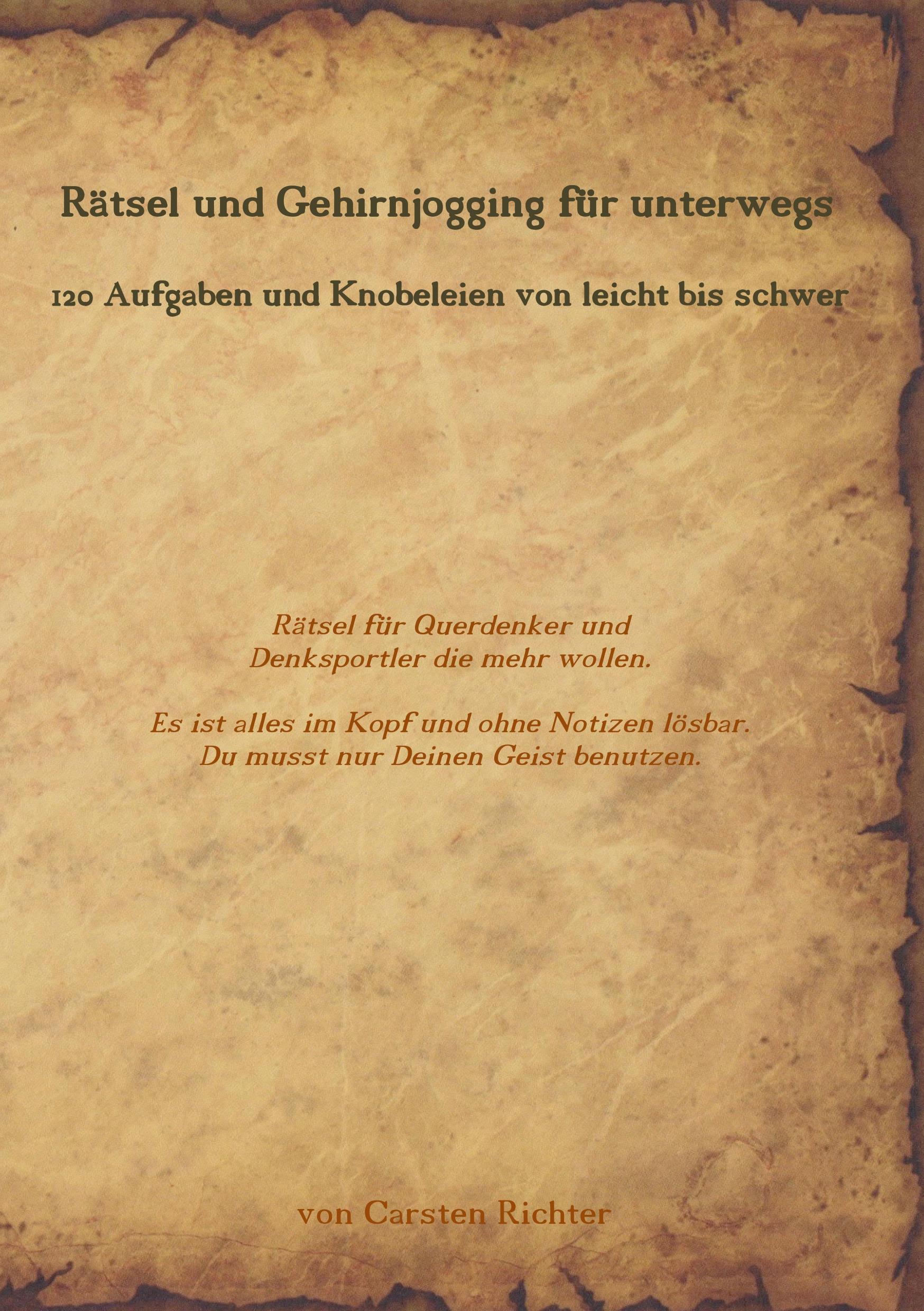 Rätsel und Gehirnjogging für unterwegs