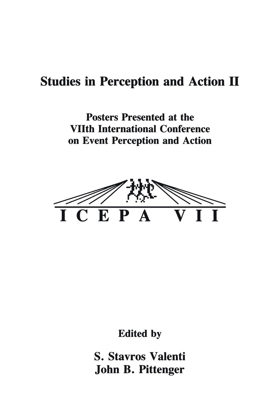 Studies in Perception and Action II