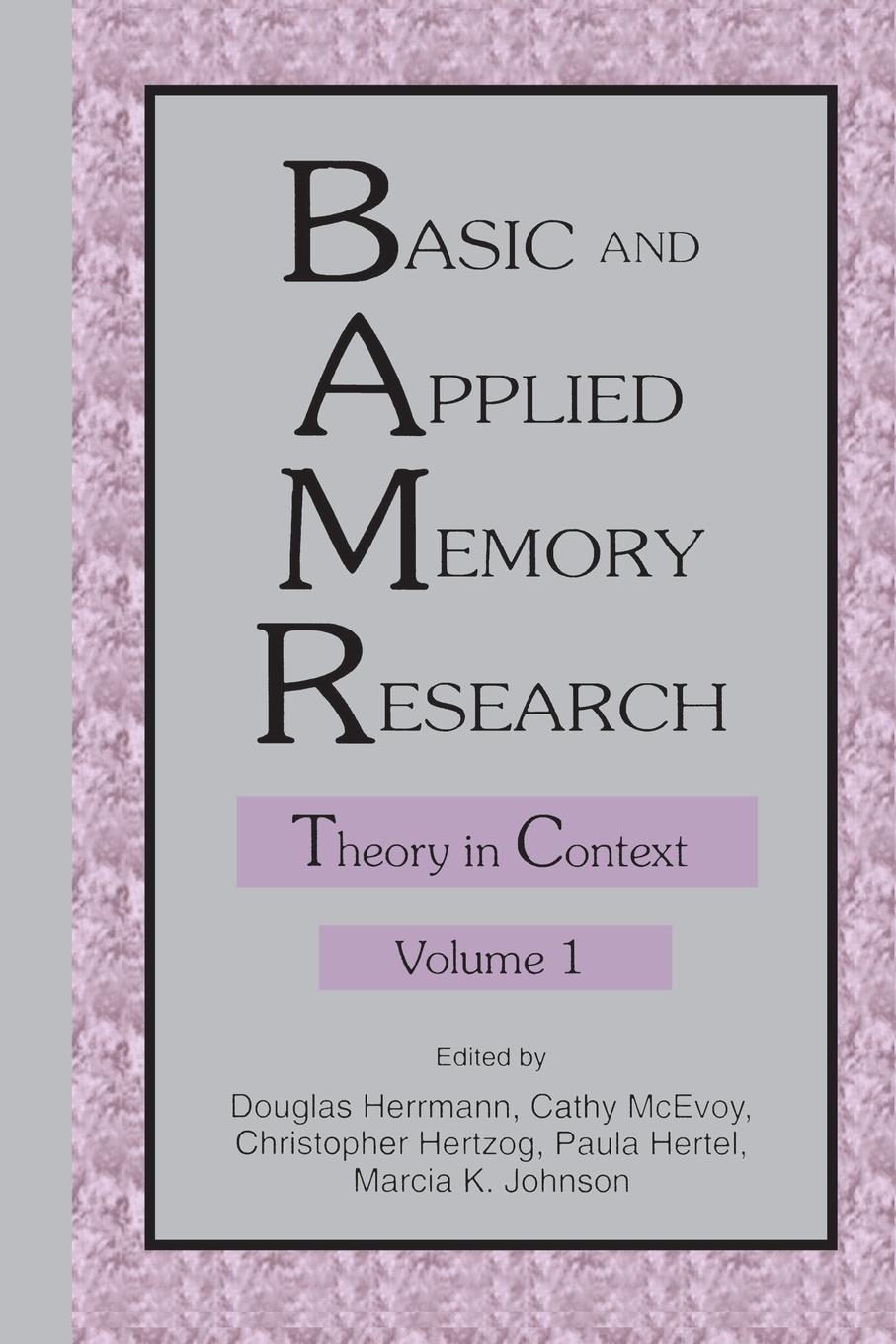 Basic and Applied Memory Research