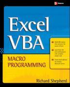 Excel VBA Macro Programming