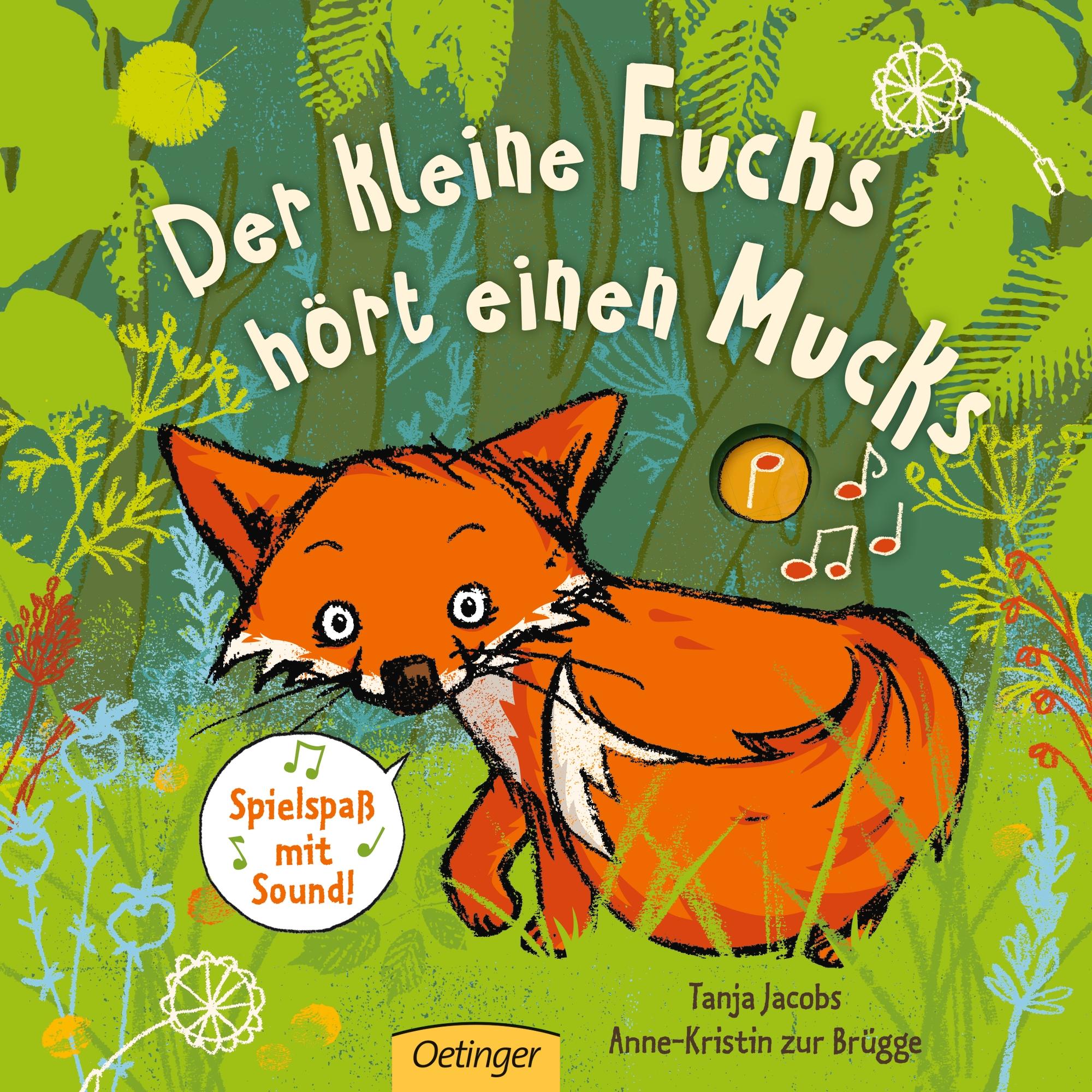 Der kleine Fuchs hört einen Mucks