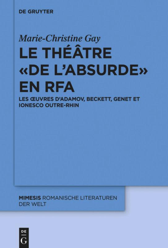 Le théâtre « de l¿absurde » en RFA