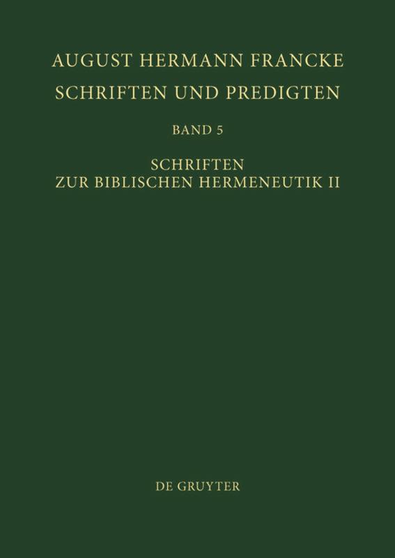 Schriften zur Biblischen Hermeneutik II