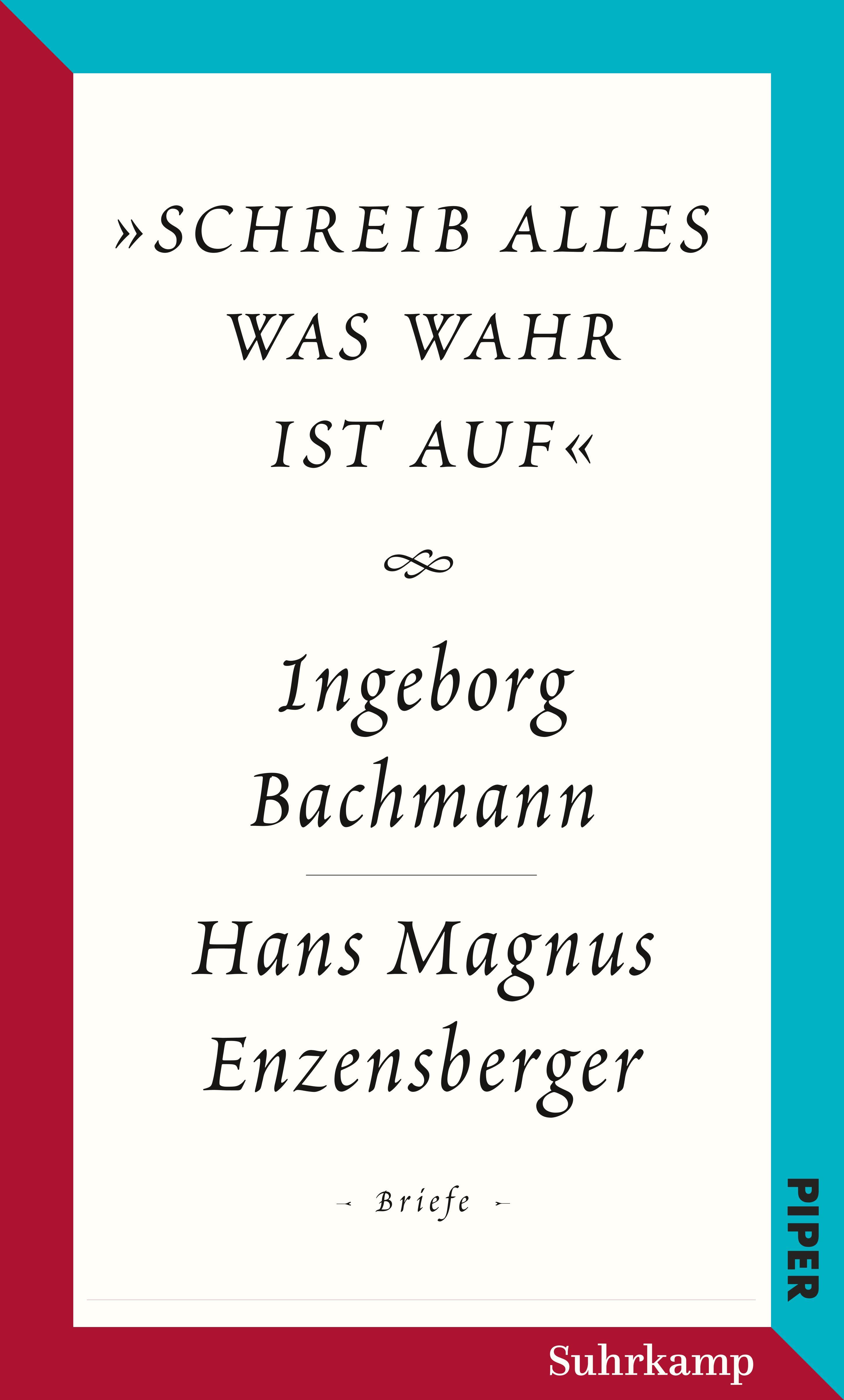 »schreib alles was wahr ist auf«